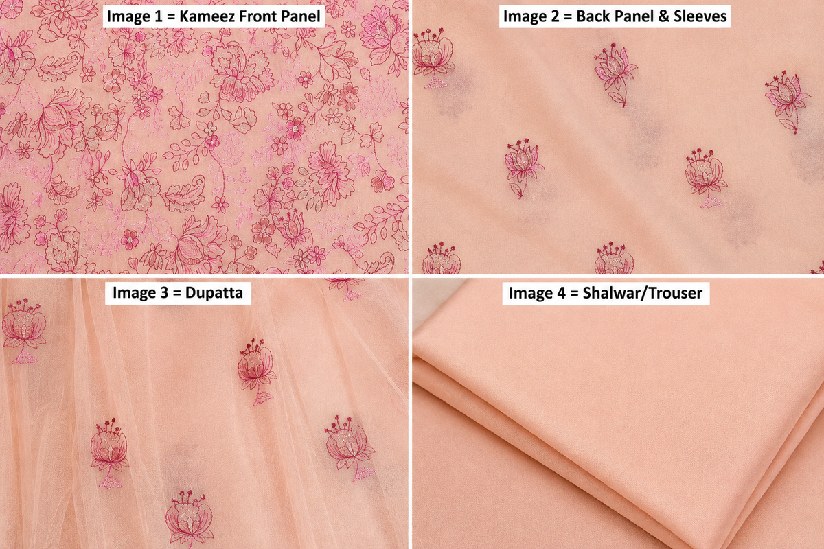 Bareeze BABY BLOOM Embroidered Karandi Unstitched