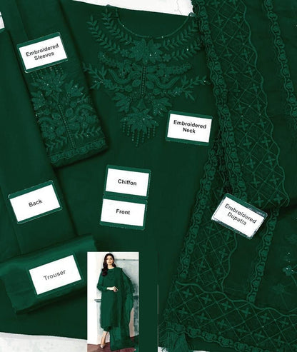 Baroque Shiffon - Replica Alnisa embroidery collection