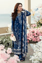 BLUE LAWN Unstitched suit QALAMKAR Replica (summer)