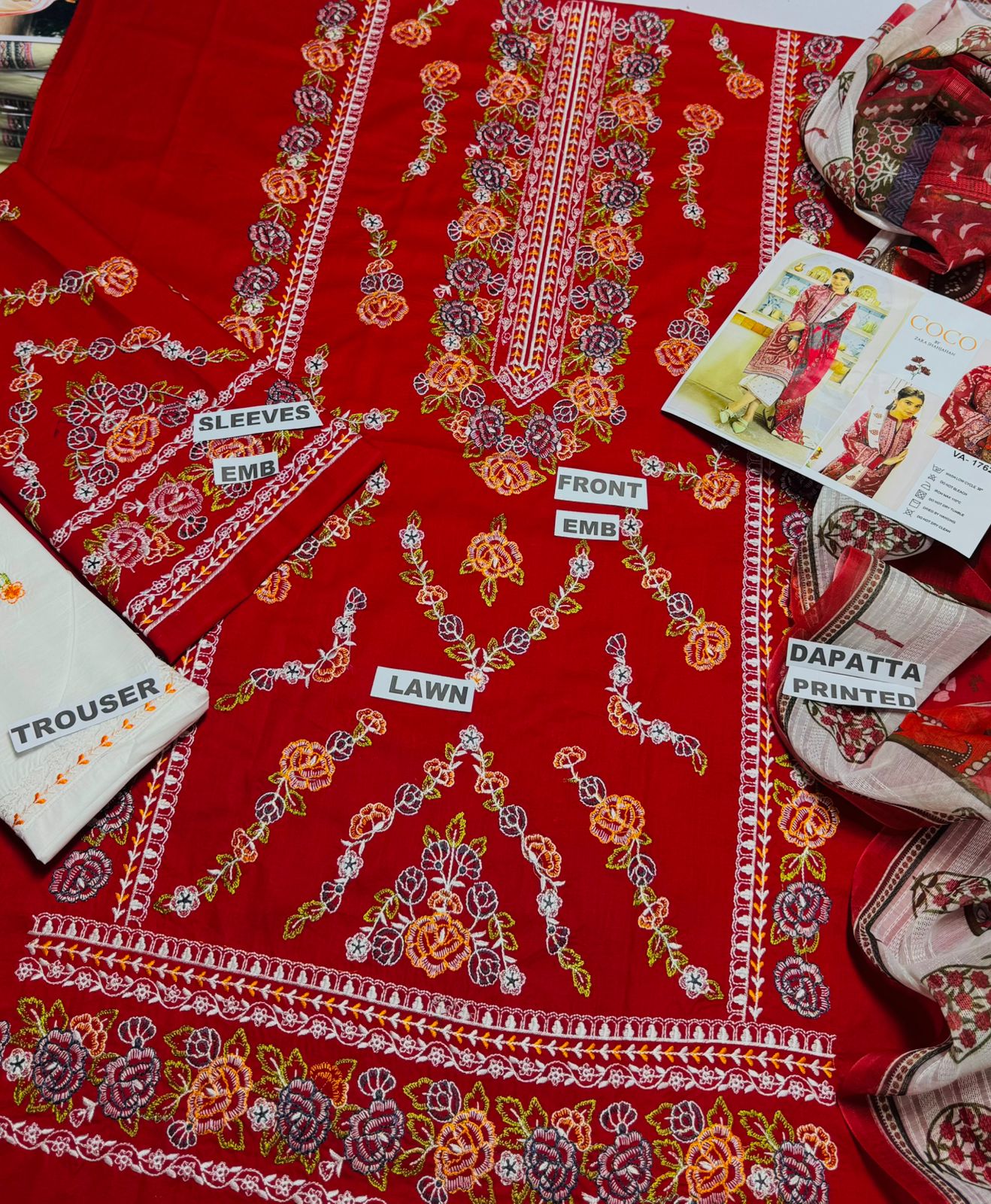 Brand Replica - COCO X ZARASHAHJAHAN (PREMIUM LAWN)