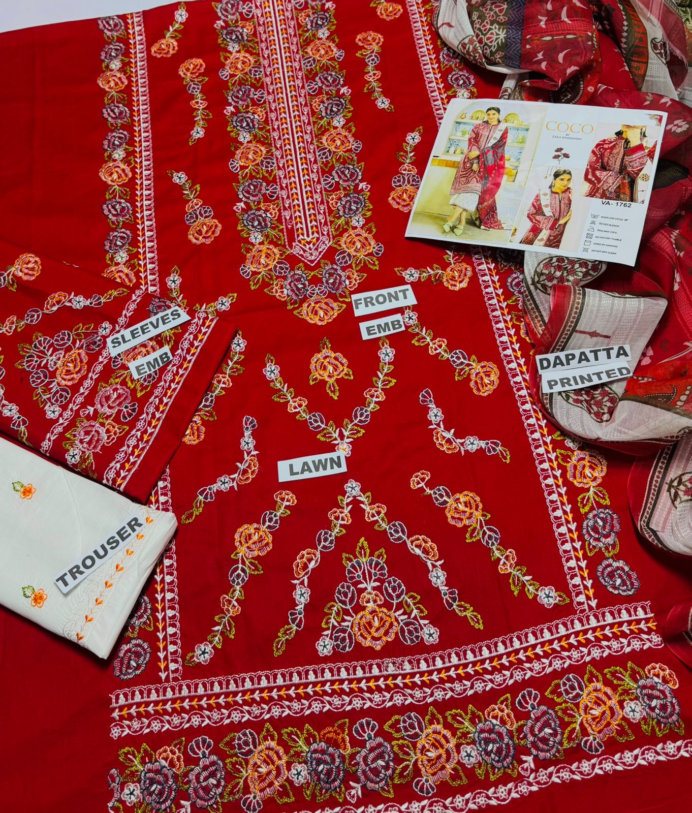 Brand Replica - COCO X ZARASHAHJAHAN (PREMIUM LAWN)