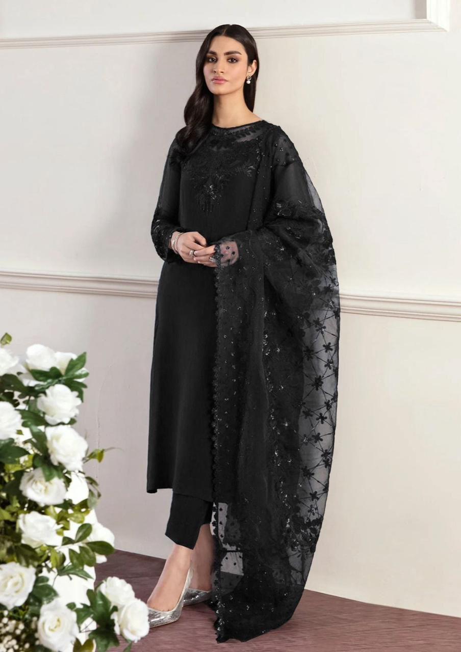 Baroque Shiffon - Replica Alnisa embroidery collection
