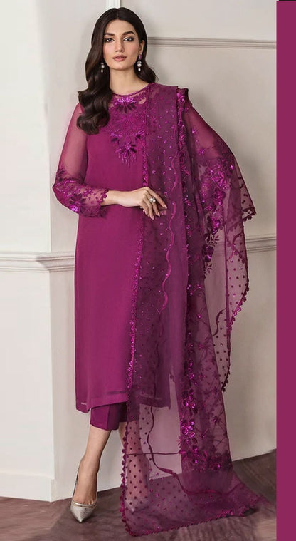 Baroque Shiffon - Replica Alnisa embroidery collection